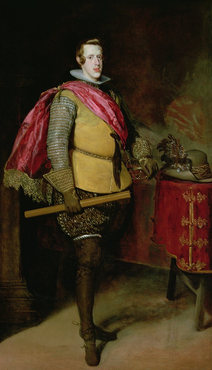 Portrét Filipa IV. (1605-65) Španělska od Diego Velázquez