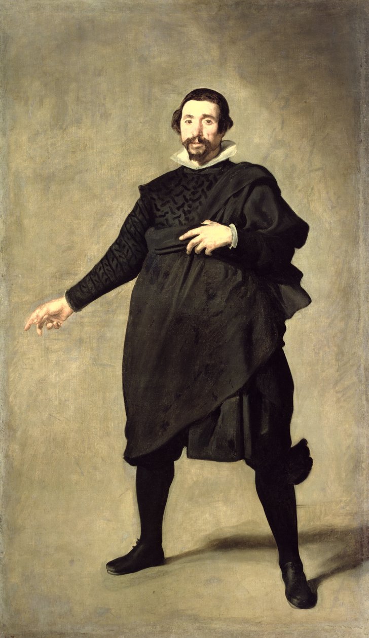 Portrét Buffoon Pablo de Valladolid, kolem roku 1632 od Diego Velázquez