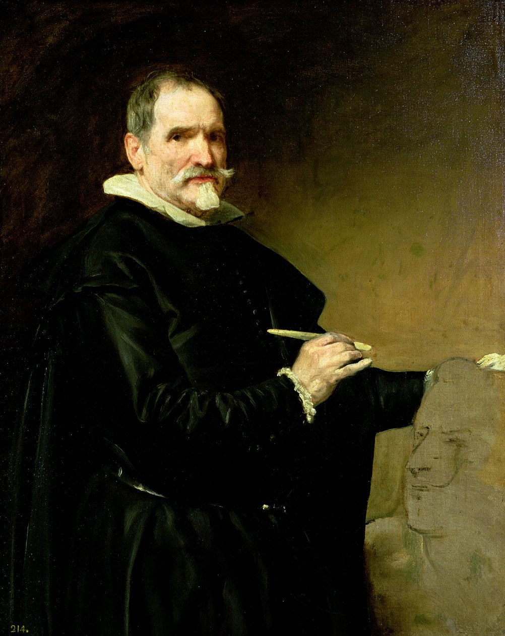 Portrét sochaře, Juan Martinez Montanes (1568-1649) 1635 od Diego Velázquez