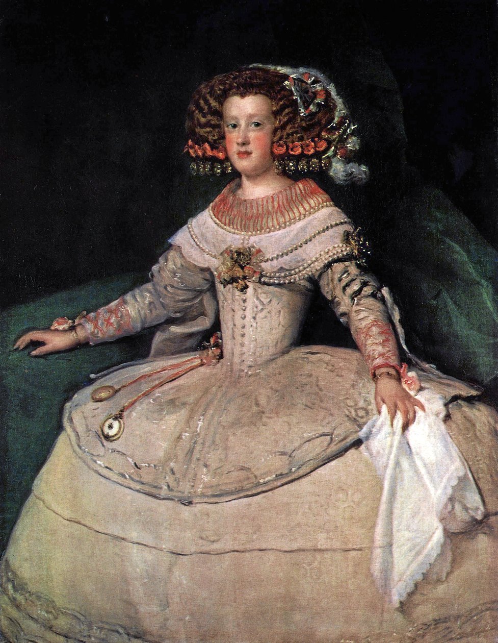 Portrét infantky Marie Terezie ve věku 14 let od Diego Velázquez