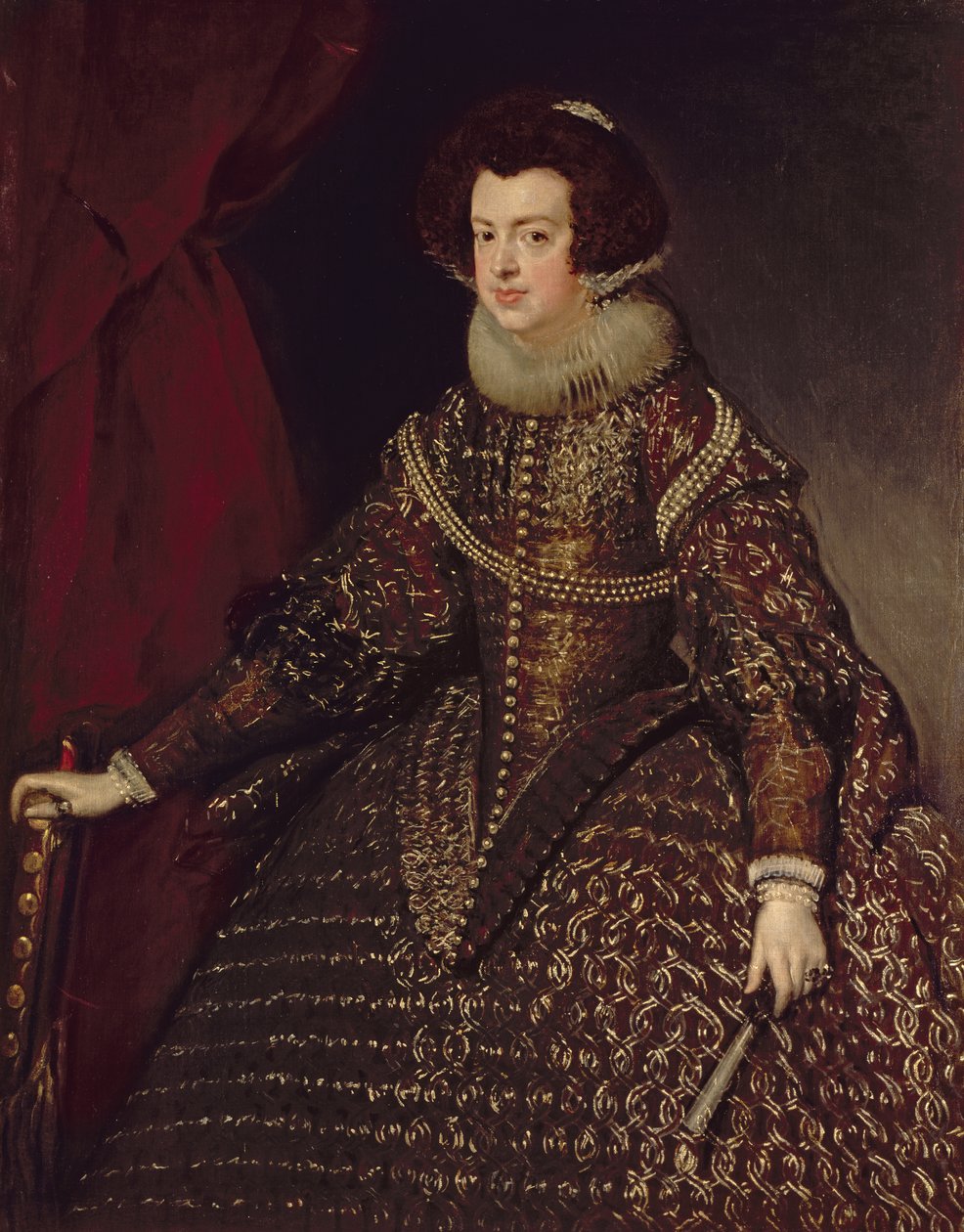 Španělská královna Isabela (1602-44), manželka Filipa IV (1605-65), 1632 od Diego Velázquez