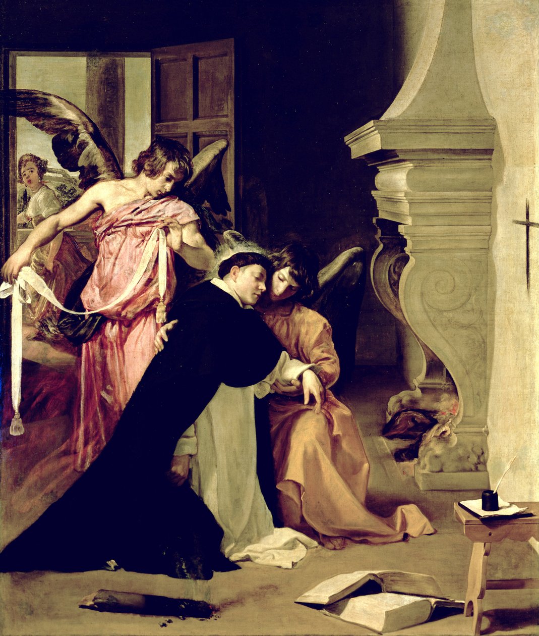 Pokušení sv.Tomáše Akvinského od Diego Velázquez