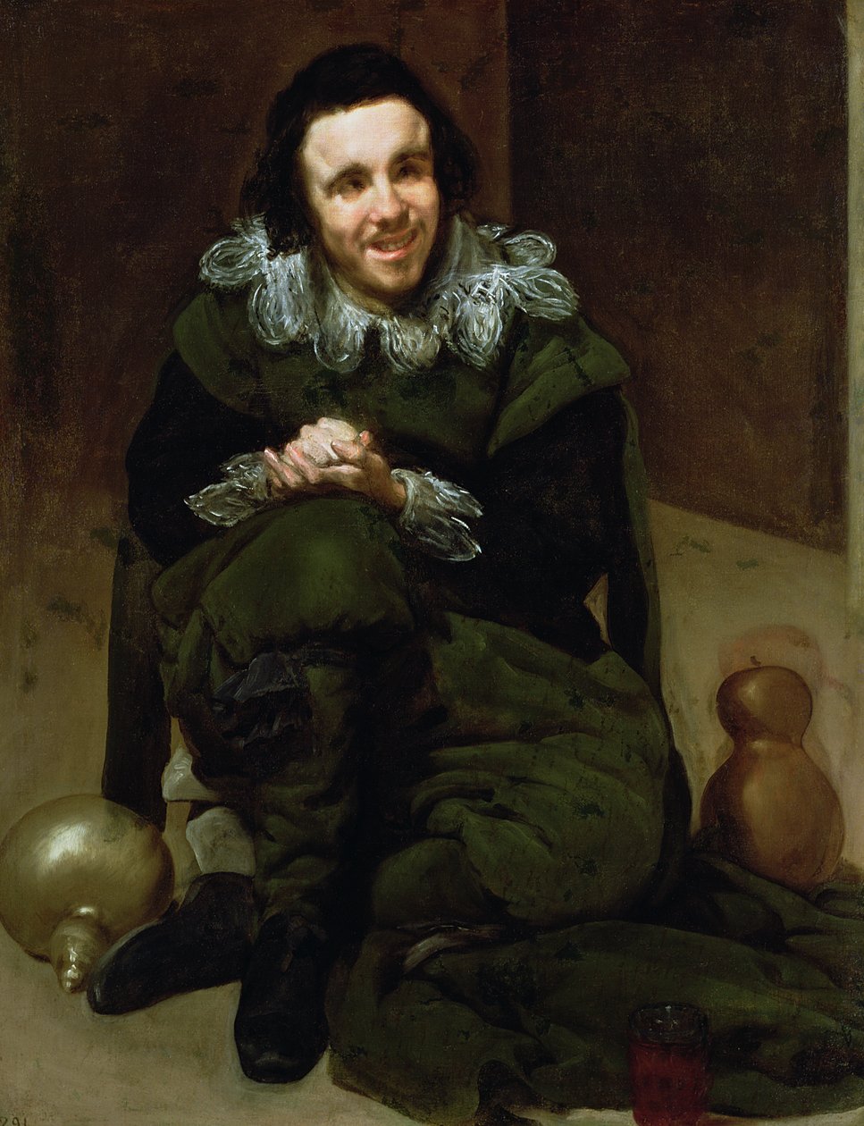 Bizon Calabacillas, mylně nazývaný Idiot z Corie, 1639 od Diego Velázquez