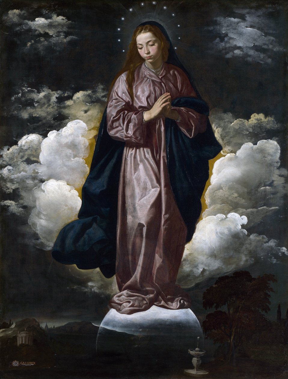 Neposkvrněné početí, kolem roku 1618 od Diego Velázquez