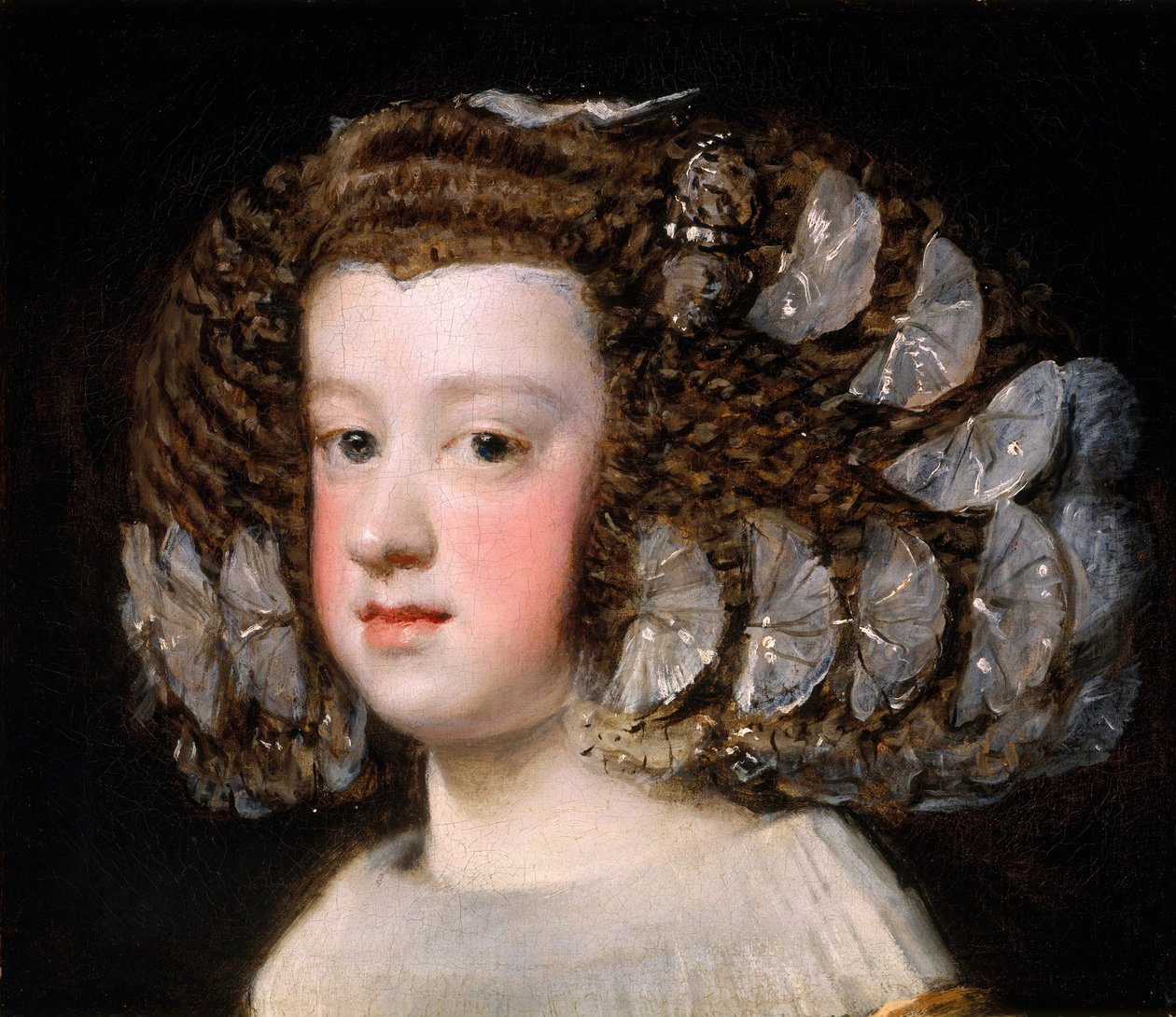 Infanta Marie Terezie, dcera španělského Filipa IV od Diego Velázquez