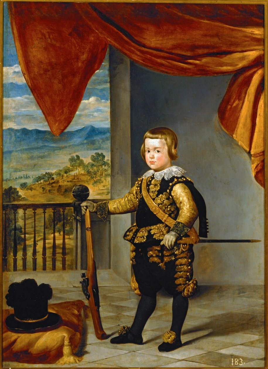 Kojenec Baltasar Carlos ... (malba na plátně) od Diego Rodriguez de Silva y Velazquez