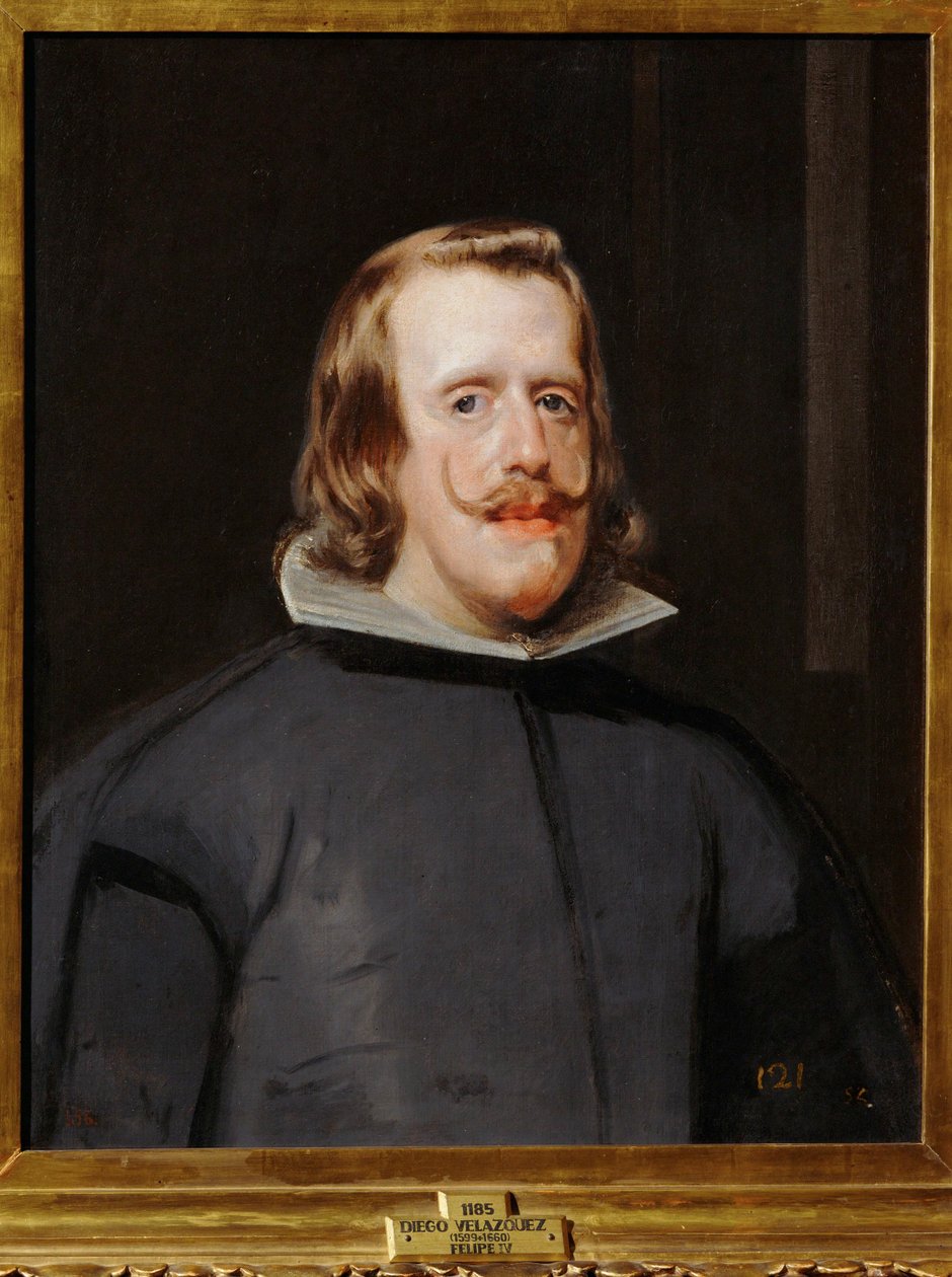 Španělský král Felipe IV... (malba na plátně) od Diego Rodriguez de Silva y Velazquez