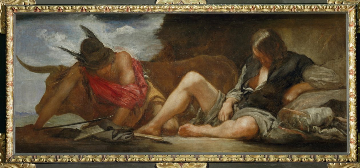 Merkur a Argos ... (malba na plátně) od Diego Rodriguez de Silva y Velazquez