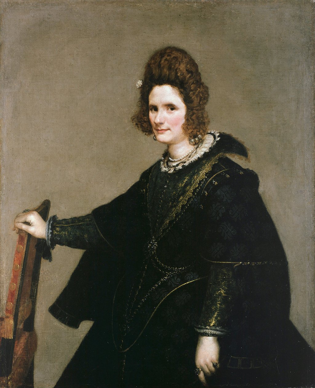 Obraz ""Portrait Of A Woman"" od Diega Velasqueze (1599 - 1660) Ec. Esp. 1630 cca Berlín Staatliche Museen od Diego Velázquez