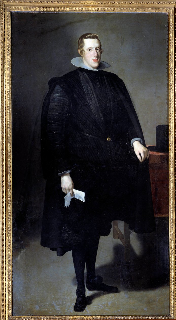 Portrét u nohou Filipa IV. (1605 - 1665). Obraz Diega Rodrigueze de Silva y Velasquez (1599-1660) od Diego Velázquez