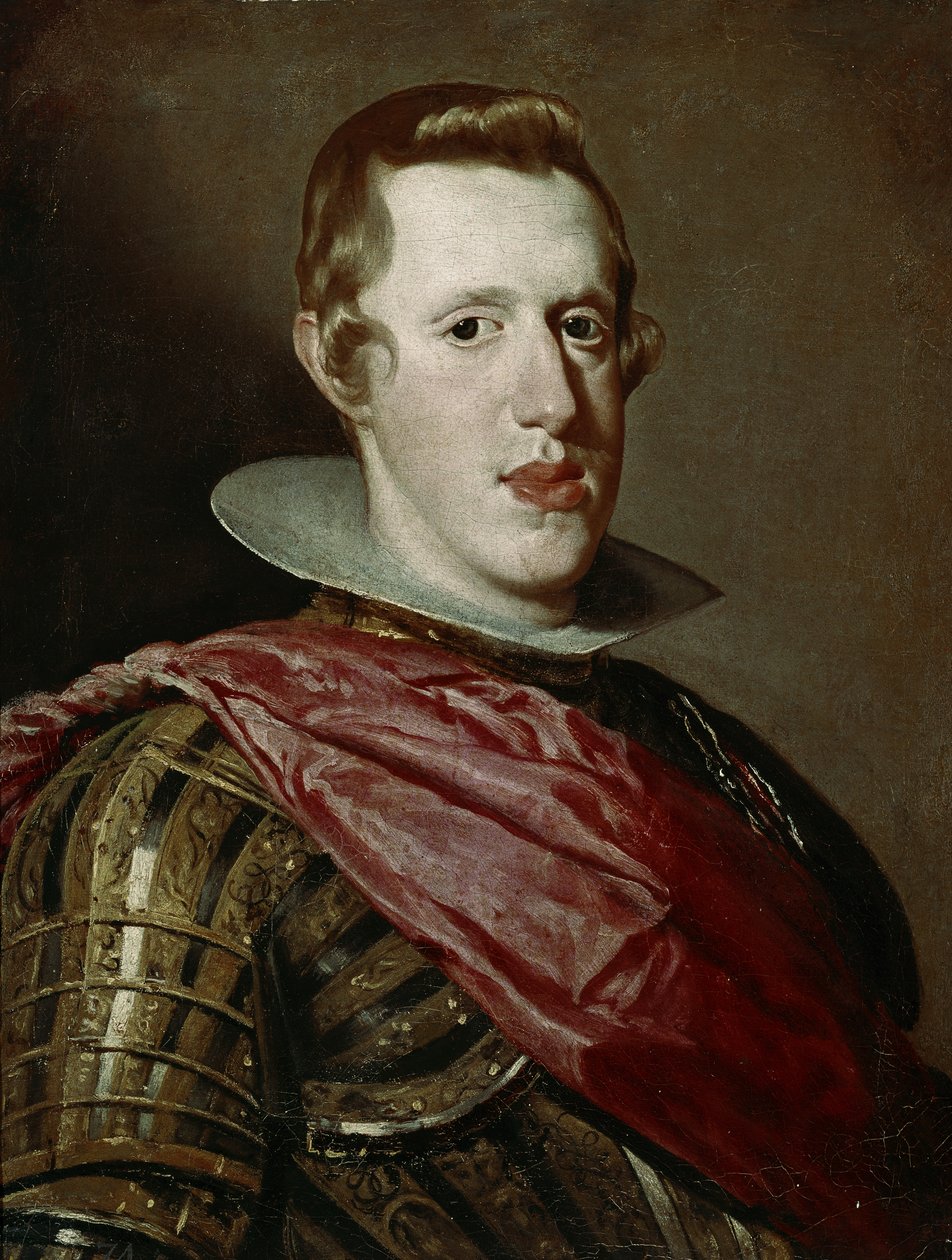 Espanjalaisen Filippo IV:n muotokuva panssariineen, n. 1625-1628 (öljy kankaalle) od Diego Rodriguez de Silva y Velazquez