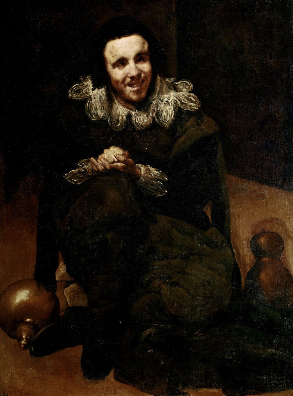 Portrét Buffone Calabacillas, asi 1639 (olej na plátně) od Diego Rodriguez de Silva y Velazquez