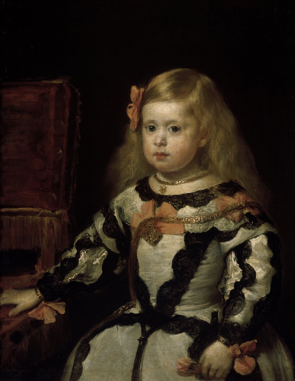 Portrét Infanta Margherita ve věku 4 let od Diego Rodriguez de Silva y Velazquez