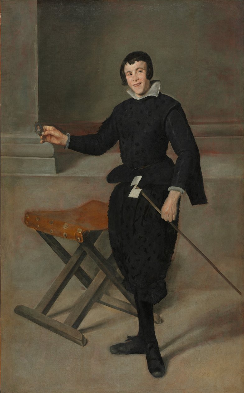 Portrét šaška Calabazas, c.1631-1632 od Diego Velázquez