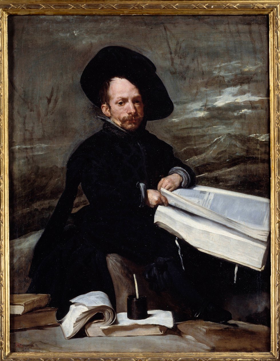 Portrét šaška Diega de Acedo říká bratranec. Obraz Diega Rodrigueze de Silva y Velasquez (1599-1660) od Diego Velázquez