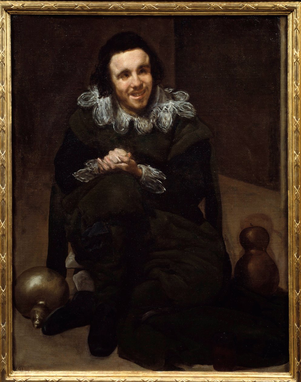 Portrét šaška Dona Juana Calabacillase. Obraz Diega Rodrigueze de Silva y Velasquez (1599-1660) od Diego Velázquez