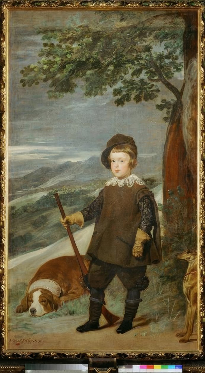 Princ Baltasar Carlos jako lovec od Diego Velázquez