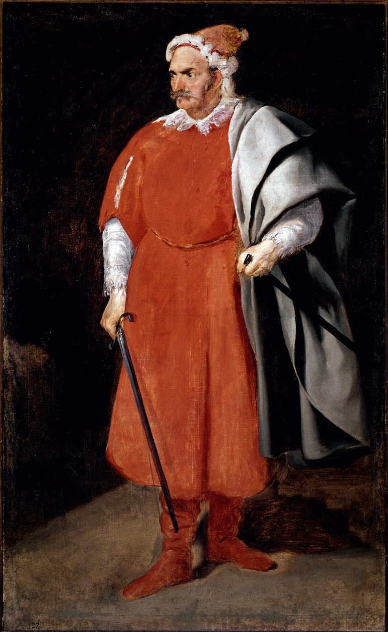 Šašek Barbarroja (olej na plátně od Diego Velázquez