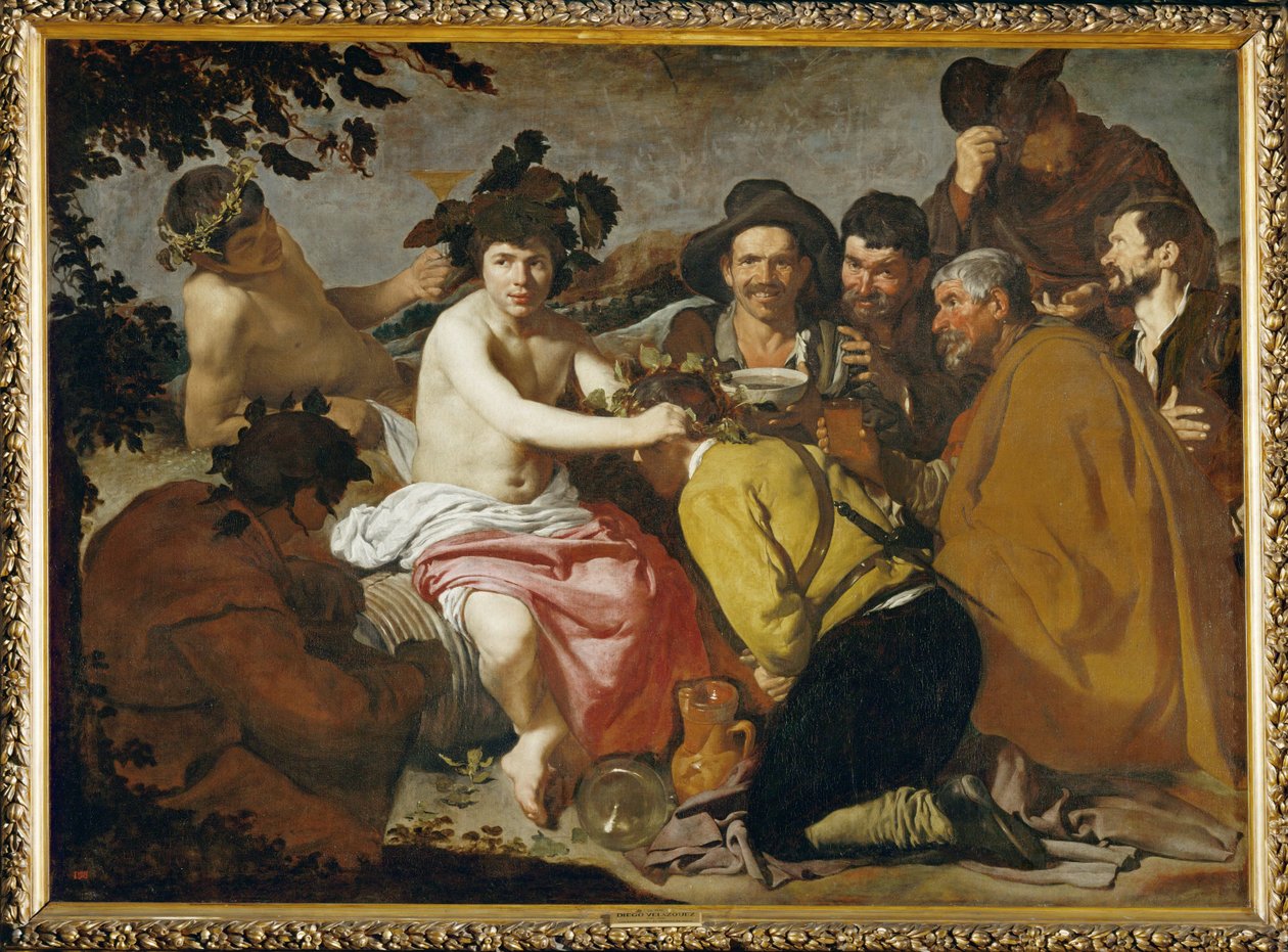 Triumf Bakcha ... (malba na plátně) od Diego Rodriguez de Silva y Velazquez