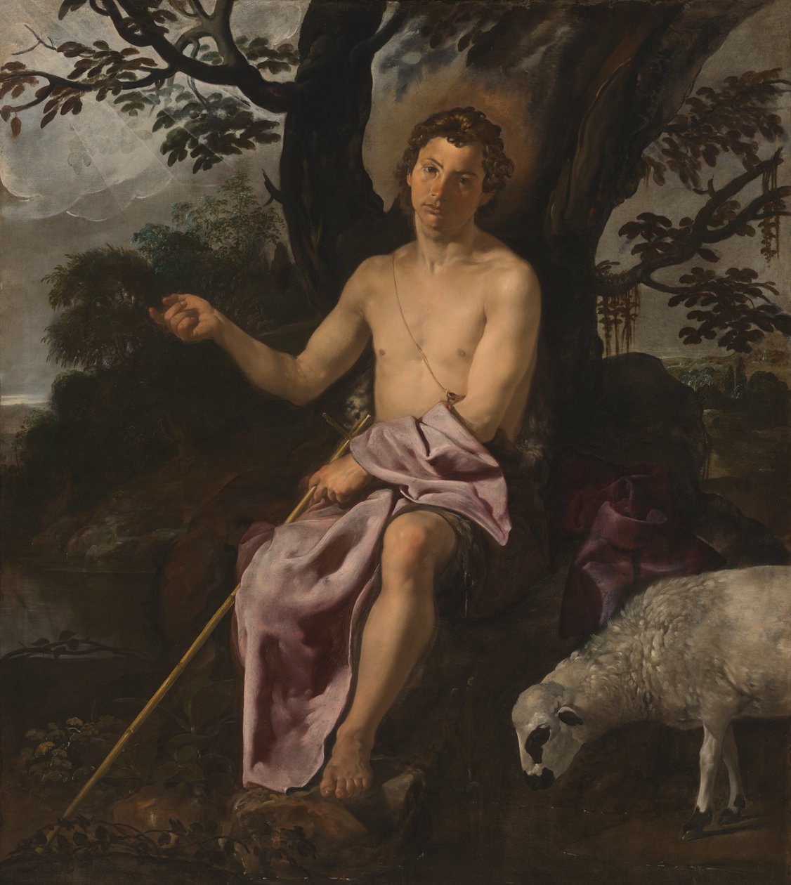 Svatý Jan Křtitel na poušti od Diego Velázquez
