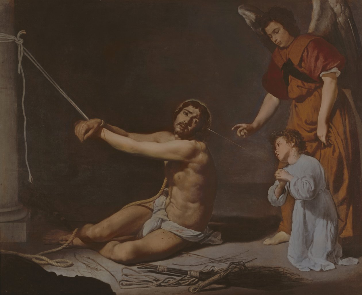 Kristus po bičování, o kterém uvažuje křesťanská duše, c.1628-9 od Diego Velázquez