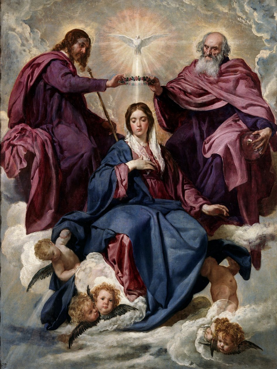 Korunovace Panny Marie od Diego Velázquez