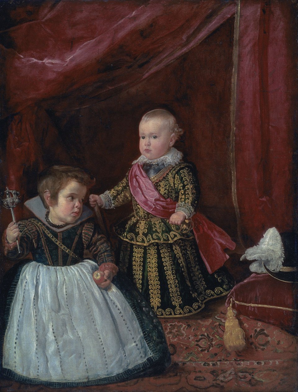 Don Baltasar Carlos s trpaslíkem od Diego Velázquez