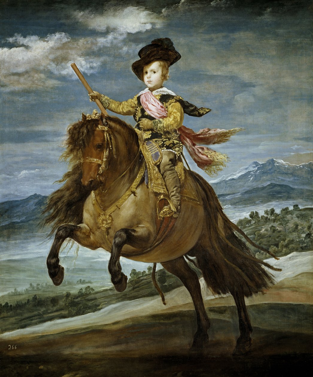 Jezdecký portrét prince Balthasara Charlese, c. 1635 od Diego Velázquez
