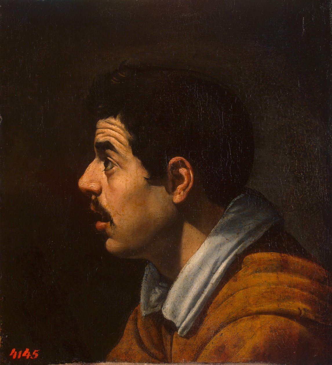 Hlava muže v profilu, c. 1616-1617 od Diego Velázquez