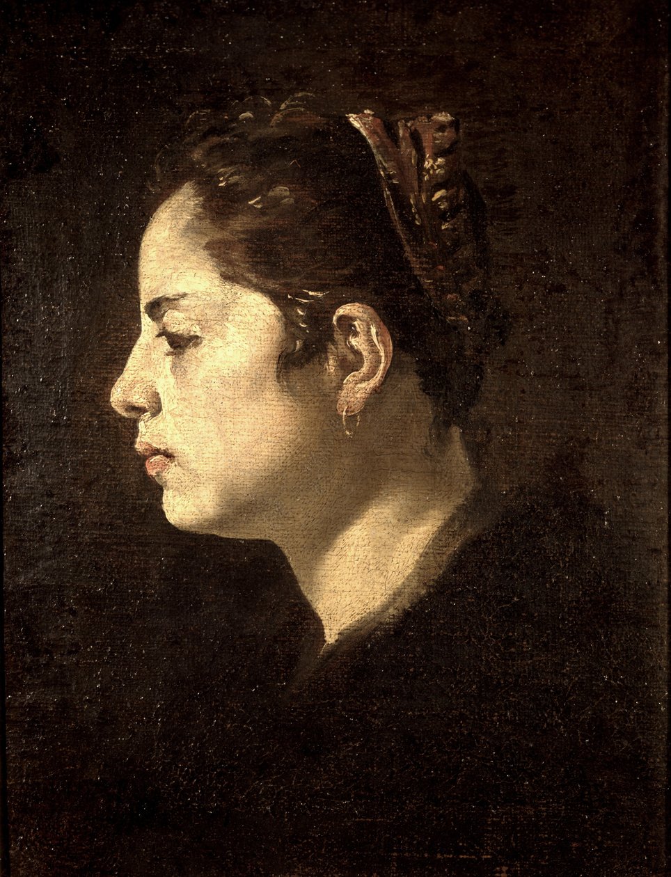 Hlava dívky od Diego Velázquez