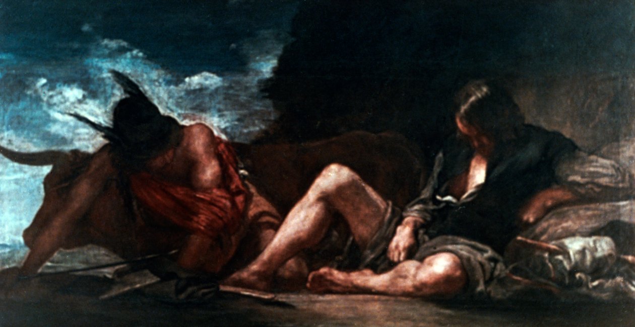 Merkur a Argus, c1659. od Diego Velázquez