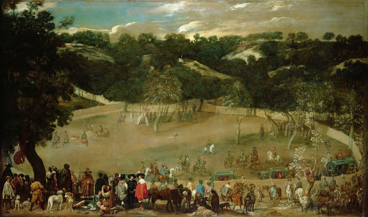 Philip IV Lov divokých prasat (La Tela Real), kolem 1632-7 od Diego Velázquez