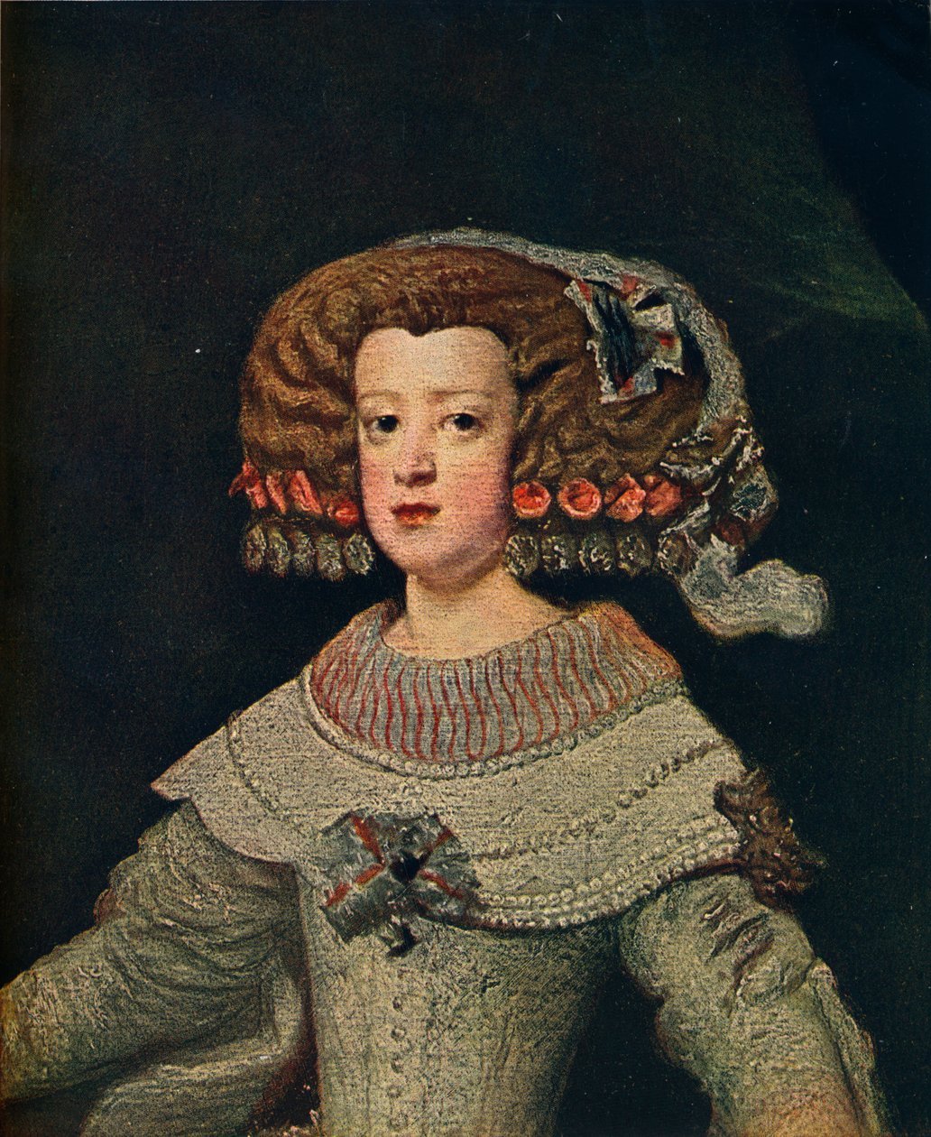 Portrét královny Marie-Anny, Mariana Rakouska, 1652, 1910 od Diego Velázquez