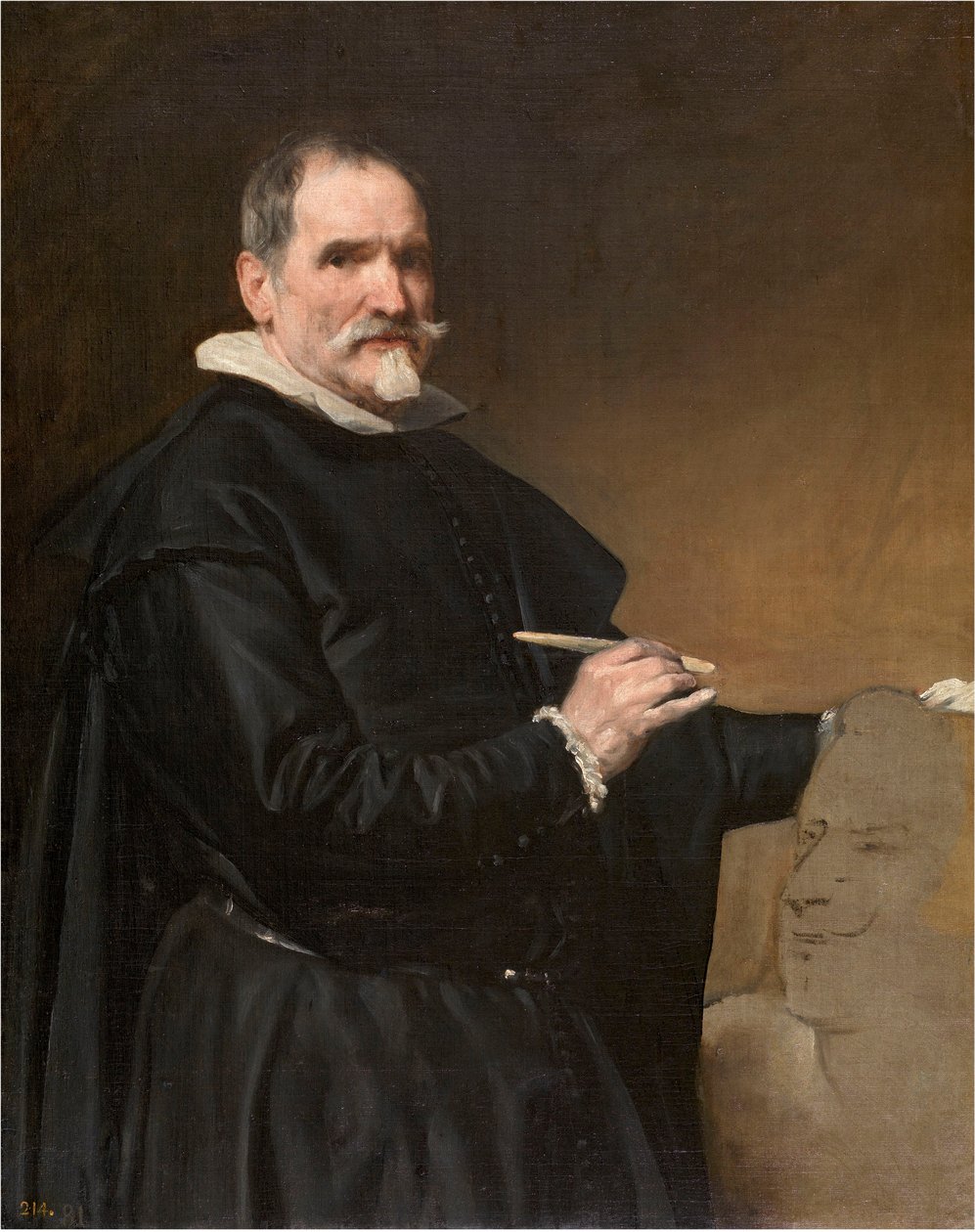 Portrét Juana Martíneze Montañése 1568-1649, 1635-1636. od Diego Velázquez