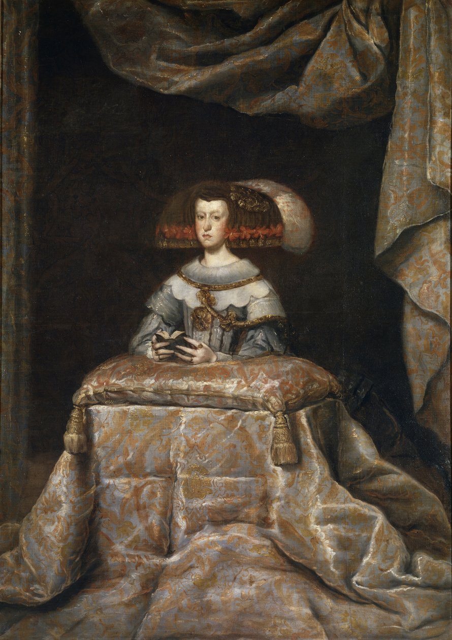 Portrét Mariany Rakouské 16341696, modlící se, c. 1655 od Diego Velázquez