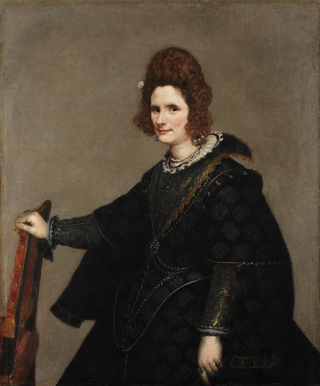 Portrét dámy (pravděpodobně Condesa de Monterey) od Diego Velázquez