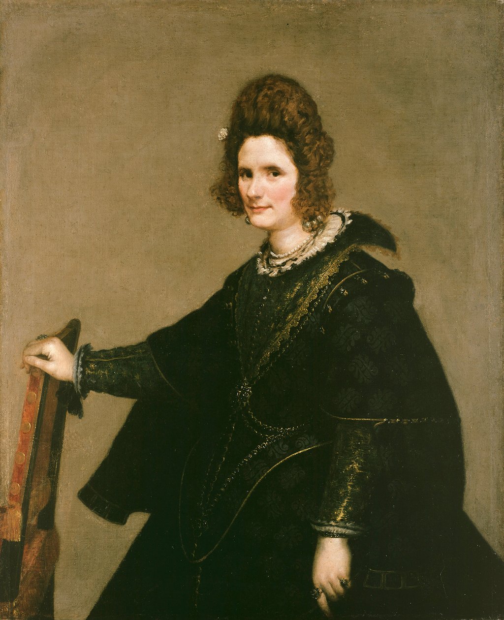 Portrét dámy, kolem roku 1630 od Diego Velázquez
