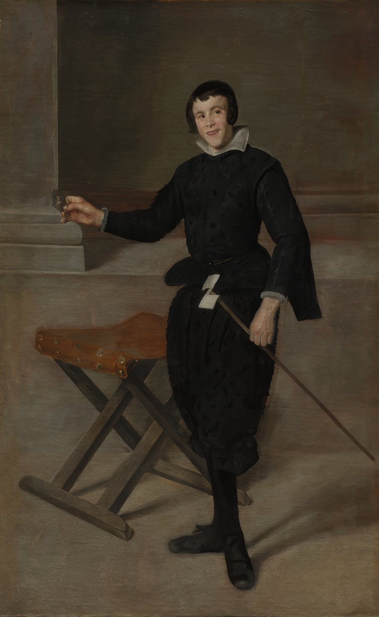 Portrét šaška Calabazase od Diego Velázquez