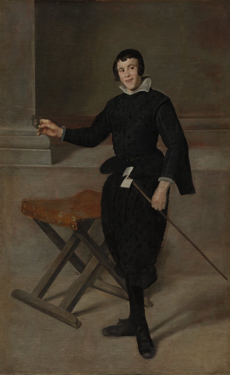 Portrét šaška Calabazas, c. 1631-32. od Diego Velázquez