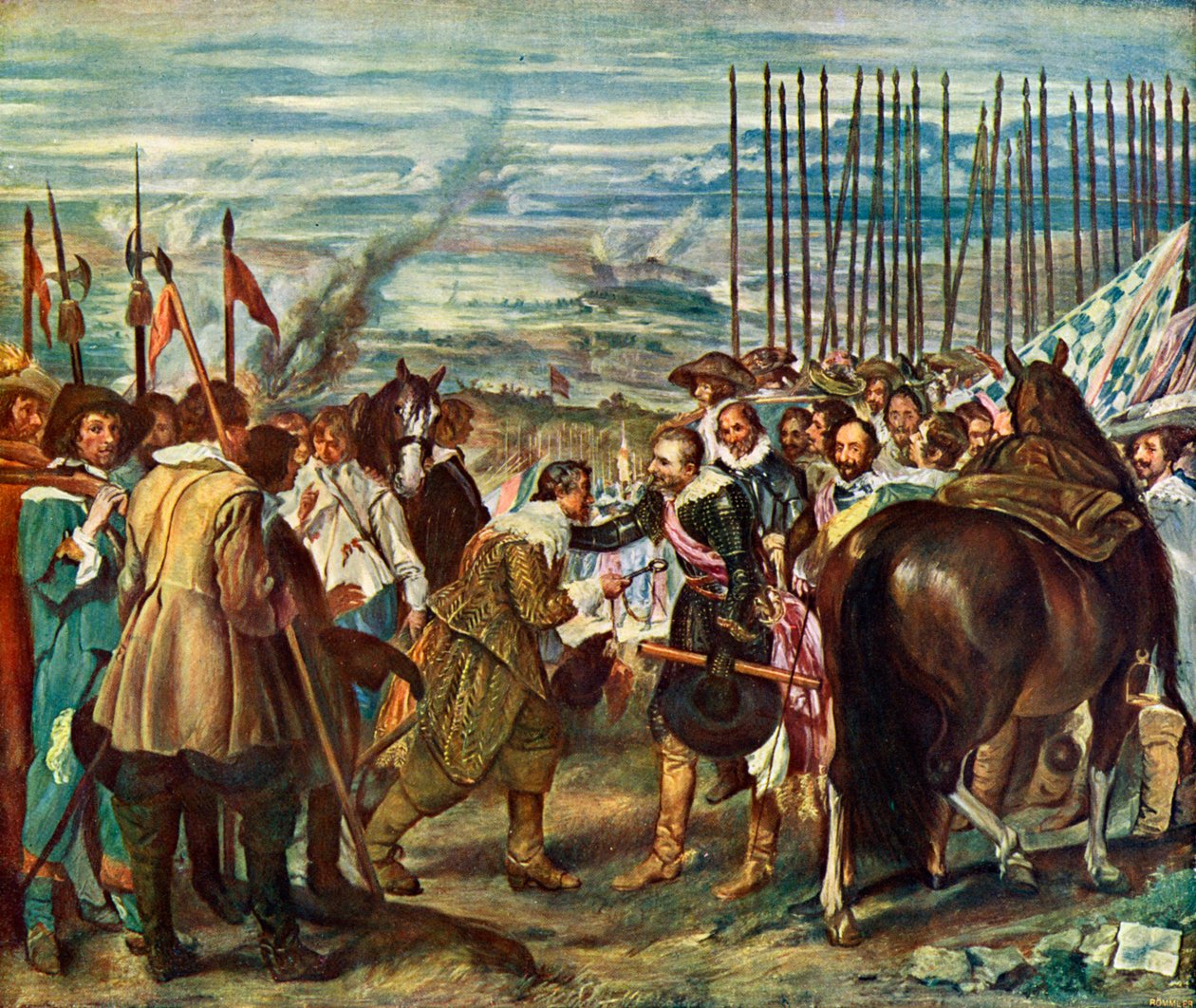 Kapitulace Bredy The Spears, 1634-1635. od Diego Velázquez
