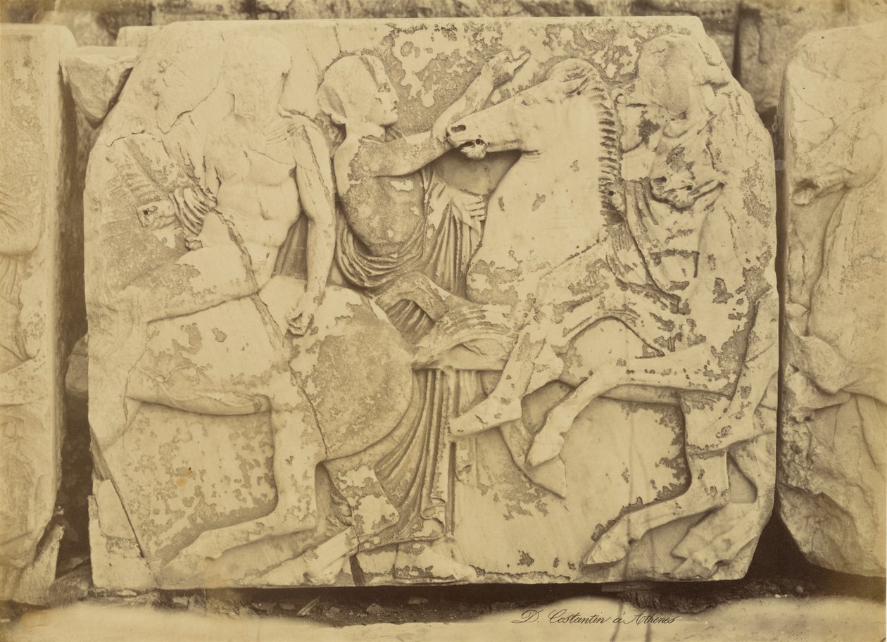 [Athény - sochařský fragment, vlys Parthenonu] od Dimitrios Constantin