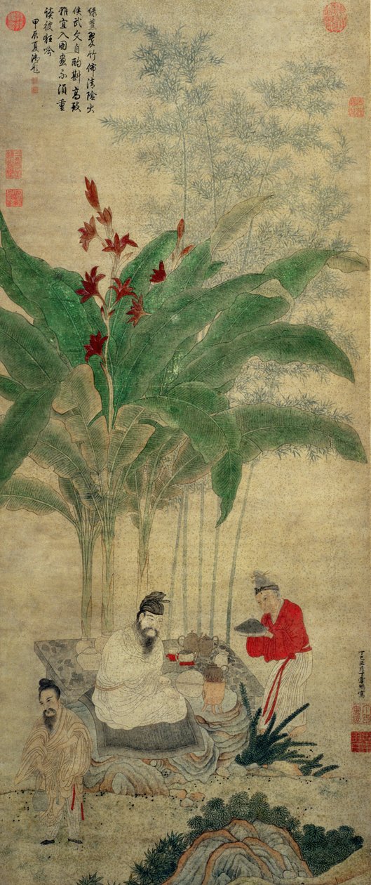 Vařící čaj, 1617 od Ding Yunpeng