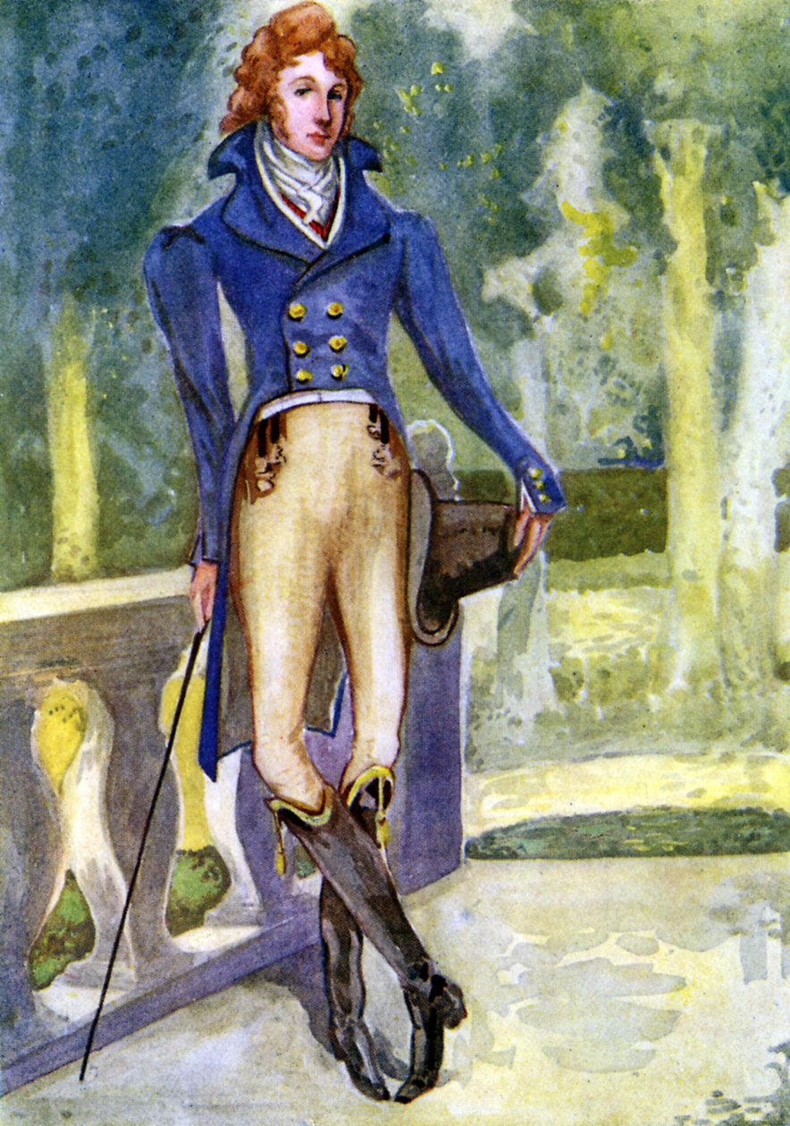 Mužský kostým za vlády Jiřího IV. (1820 – 1830) od Dion Clayton Calthrop