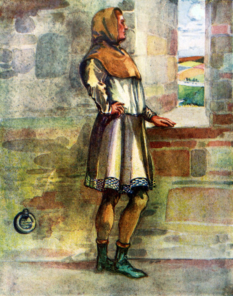 Mužský kostým za vlády Richarda I. (1189 - 1199) od Dion Clayton Calthrop