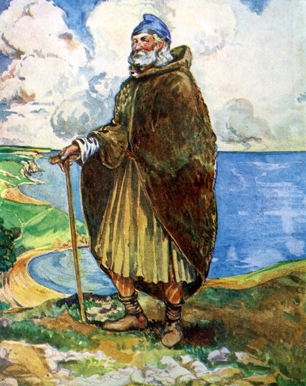 Mužský kostým za vlády Štěpána (1135-1154) od Dion Clayton Calthrop