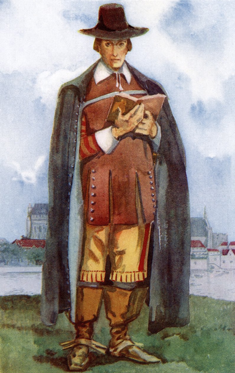 Mužský kostým za vlády Cromwellů (1649-1660) od Dion Clayton Calthrop
