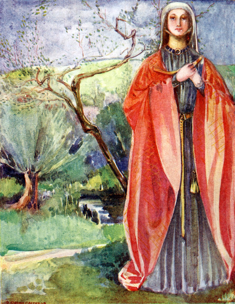 Dámský kostým za vlády Jana (1199 - 1216) od Dion Clayton Calthrop