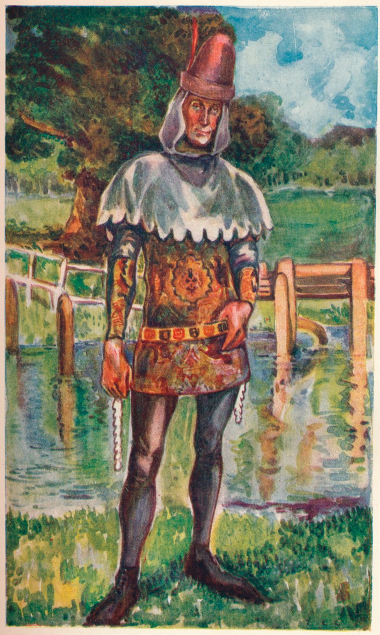 Muž doby Edwarda III., 1907 od Dion Clayton Calthrop