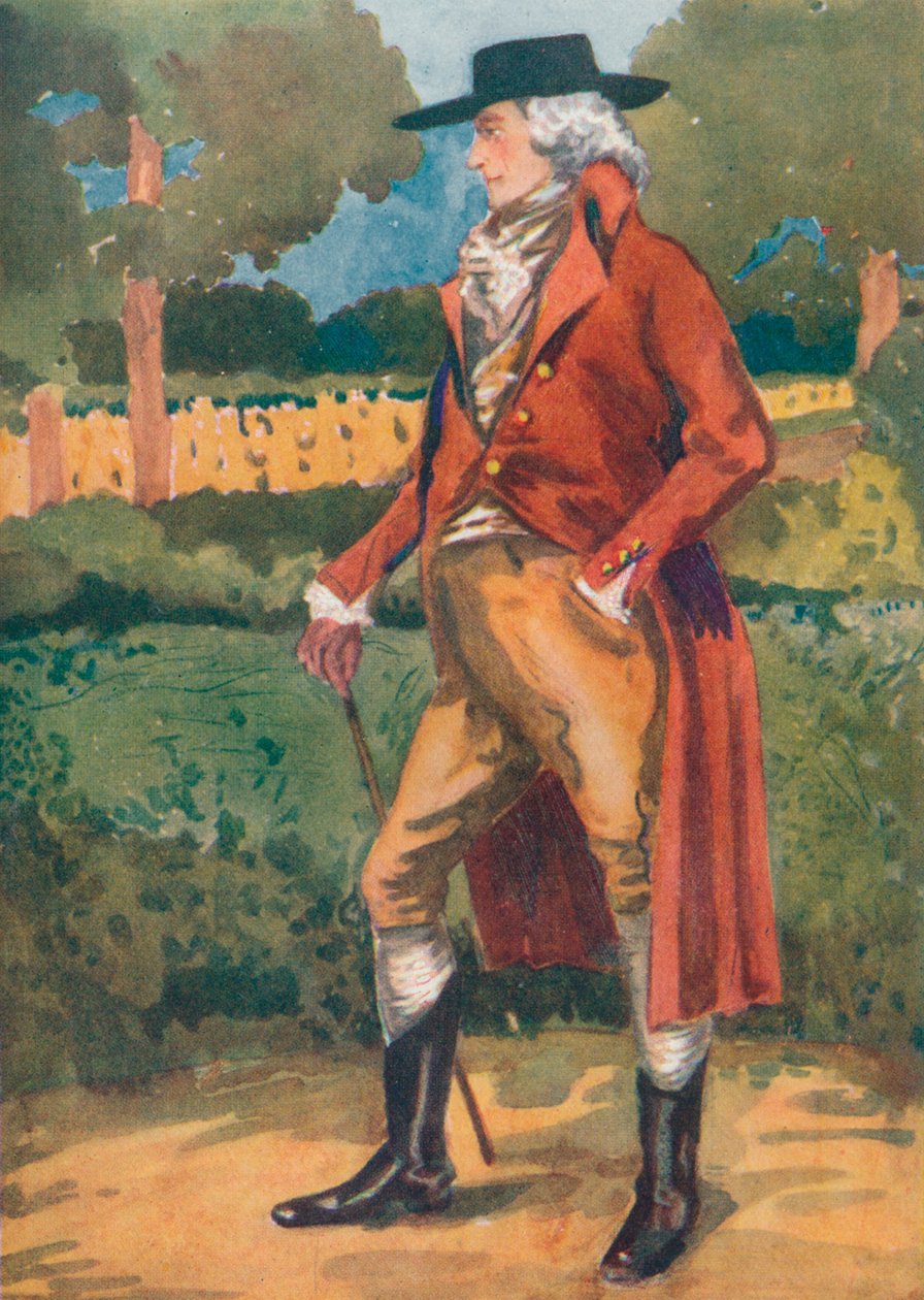 Muž doby Jiřího III., 1907 od Dion Clayton Calthrop