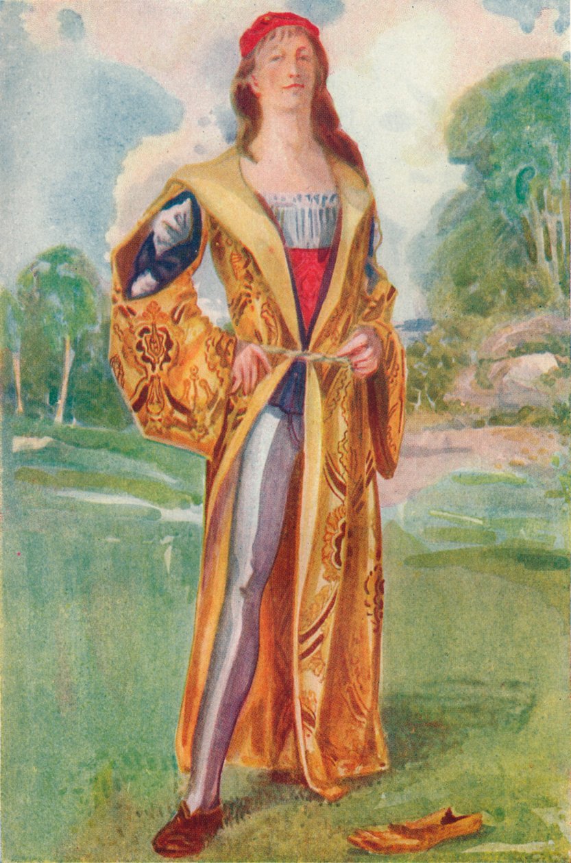 Muž doby Jindřicha VII., 1907 od Dion Clayton Calthrop